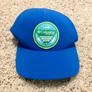 Columbia PFG unisex flexfit blue cap